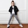 KARL LAGERFELD KIDS Tenisówki skórzane w kotki