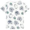 KENZO Kids T-shirt chłopięcy z krótkim rękawem biały z zielonym nadrukiem TIGER 